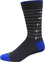 Rockport Men's Airplane Crew Socks 1 Pair