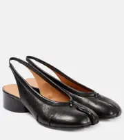 [Maison Margiela] Maison Margiela Tabi slingback pumps AU 5 black