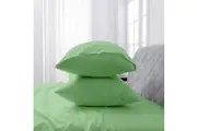 LINENOVA 2PCS Bamboo Blend Cooling Pillowcases Pillow Case - Avocado