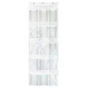 15 Pockets Waterproof Hanging Over The Door Organizer For Accessories Storage