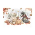 Canvas Wall Art - Mary Urban 'Autumn Dogs I' Wall Art for Living Room, Bedroo...