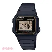 在飛比找三民網路書店優惠-CASIO 薄型電子錶 W-217H-1AVDF（金）