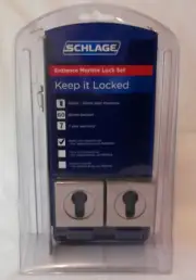 Schlage Entrance Mortice Lock - Roller Latch Deadbolt - Cylinder Turn - Square