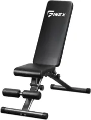 FINEX Weight Bench - 4+5 Adjustable Foldable FID Bench Flat Incline Decline W...
