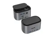 Volans Aluminium 12 in 1 Triple Display Multifunctional Type C Hub (VL-UCTDMD)