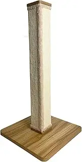 Cattitude Cat Scratch Post Clawfully Fun, 90cm Height, Wood - Cat Kitten Scratcher Play Tower, Sisal Wrapping