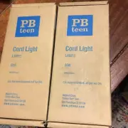 Pottery Barn Teen CORD LIGHT KIT For Pendant Shades Lantern Hanging Dorm (2 Cord