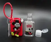 Disney Mickey Mouse Red Hand Sanitizer Holder/EMPTY Bottle REUSEable/ReFillable