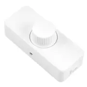 Linkrunning 3-100W LED rear edge dimmer (rotary dimmer), used for dimmable LED, incandescent lamp, halogen lamp, 220-240V, CE plug-in switch, white