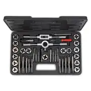 MASTERCRAFT Metric Tap & Die Set - 39 Piece TDS39AS