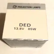 GE Quartzline Lamp DED Light Bulb 13.8v 85w