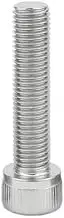 1-5pcs M6 M8 M10 M12 304 Stainless Steel Hexagon Socket Set Screws with Fine Pitch Round Head(12mm,M8x1mm-2pcs)