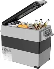 58QT(55L) Portable Refrigerator Mini Fridge,Electric Cooler With 12/24V DC 110-240V AC For Camping, Travel,Home