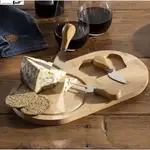 BAMBOO CHEESE CHOPPING BOARD OVAL CHEESE CHOPPING BOARD SET