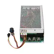 DC 10V-50V 5000W 200A DC Motor Adjustable Speed Controller Regulator PWM Reversible Control Silver