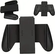 JZS Comfort Grip for OLED Switch, Lightweight Game Console Controller Hand Grip for Joy-Con, Remote Control Holder for Gaming (Black)