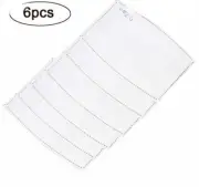 6pc PM2.5 Activated Carbon Filter Replacement Pads For Face Mask