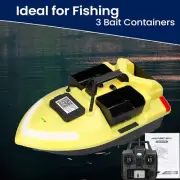 GPS Fishing Bait Boat 500M Remote Control Bait Boat Dual Motor Fish Finder AU