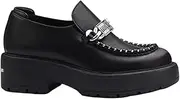 [Generic] Women's Chunky Platform Oxford Autumn/Winter, Mid Heel with Metal Chains Stylish Brogues for Women