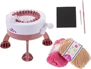 [Totority] Diy Knitting Machine Toy Small Size Circular Sock Knitting Machine for Kids Creative Plastic Weaving Tool