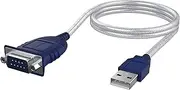 SABRENT USB 2.0 to Serial (9-Pin) DB-9 RS-232 Converter Cable, Prolific Chipset, Hexnuts, [Windows 10/8.1/8/7/VISTA/XP, Mac OS X 10.6 and Above] 2.5 Feet (CB-DB9P)