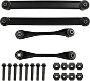 Silscvtt 4PC Rear Upper Lower Control Arm Suspension Kit Replacement for Ford Expedition 1997-2002 Replacement for Lincoln Navigator Base 1998-2002 523-244 523-245