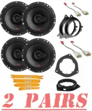 JBL Stage2 3-Way 250 Watt 6.5" Front & Rear Speakers for 2003-07 Toyota Sequoia