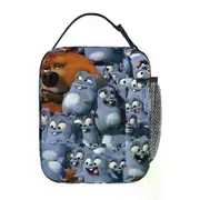 c462 Grizzy And The Lemmings Lunch Bags Insulated Lunch Tote Portable Bento Box Resuable Picnic Bags for Woman Work Kids School k462