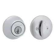 Kwikset Smartkey Single Cylinder Deadbolt Door Lock Satin Chrome - 12 per box