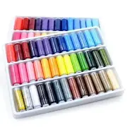 39 Pcs 109 Yard Mixed Colors Polyester Spool Sewing Thread for Hand Machine
