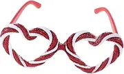 [AKOOSY] Heart Shaped Glasses Photo Booth Prop Party Glasses for Valentine Day Novelty Birthday Accessories for Dances and Celebrations