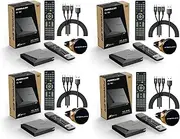 Formuler Z11 Pro Max Android 11 Wireless AX 2x2 Gigabit LAN 4GB Ram 32GB ROM 4K + Extra Magnetic Car Mount + Extra 3 in 1 Charger + Extra Luminous Remote Control Pack of 4