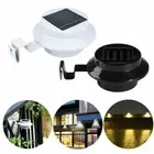 2/4/6X Solar Powered LED Gutter Door Wall Fence Lights Outdoor Garden Lamp aus