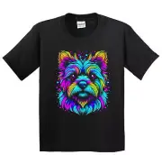 Yorkshire Terrier Psychedelic Art T-Shirt Yorkie Owner Gift - Kids Yorkie Shirt