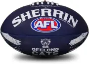 Sherrin AFL Geelong Cats Song Ball Multicolor