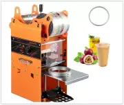 VEVOR Manual Boba Tea Sealing Machine 180mm Tall Cup Sealer 300-500 Cups/hr-NEW