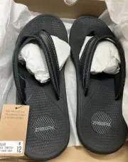 Away Reef Men's Rover Flip Flop, Black, Size 12