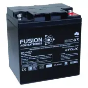 12V 28AH AGM DEEP CYCLE BATTERY SOLAR GOLF SCOOTER CAMPING FUSION 28amp