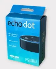 Echo Dot Alexa-Enabled Bluetooth Speaker (2nd Generation) - Black New & Sealed