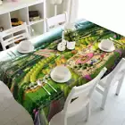 Center Of Square 3D Tablecloth Table cover Cloth Rectangle Wedding Party Banquet