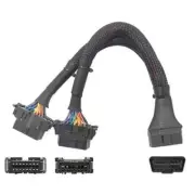 OBD2 Extension cable 1 IN 2 16 Pin Male To Female Connector For Car Diagnostic