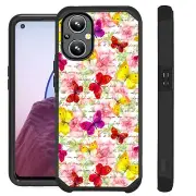 FUSION Case For OnePlus Nord N20 5G Hybrid Phone Cover YELLOW BUTTERFLY