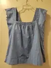 J.Crew Women's Sleeveless Light Blue Blouse Size 00. P-T-P:15in