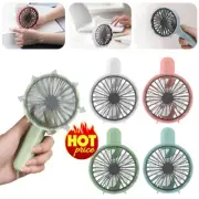 Portable Mini Hand-held Small Folding Desk Fan Cooler Cooling USB RechargMCbleDX