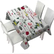 Modest Flower Garden Tablecloth