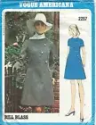 1969 Vintage VOGUE Sewing Pattern DRESS B38 (1558) By Bill Blass