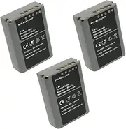 3X 2500mAh PS BLN1 Battery for Olympus BLN-1 BCN-1 Mark II Pen-F E-P5 EM1 EM5 PENF EP5