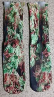 Custom Kush bud Dry Fit socks gamma laney oreo III IV V high
