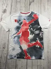 AND1 Men's Basketball Graphic T-Shirt Size M White
