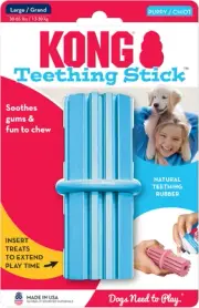 KONG - Puppy Teething Stick - Teeth Cleaning Dog Chew Toy - for Large Puppies...